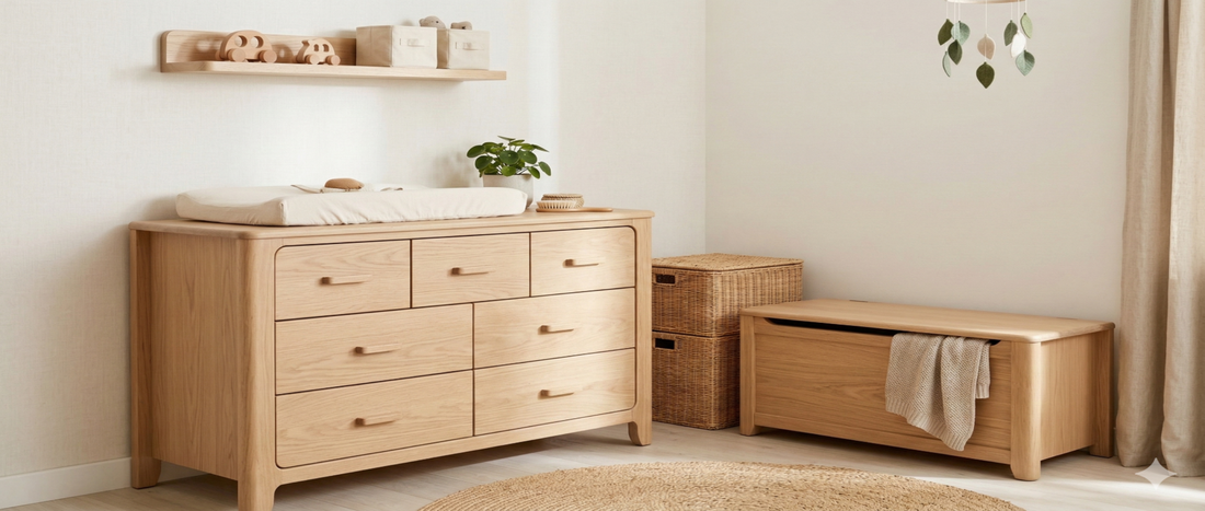How to Choose the Right Nursery Dresser & Storage