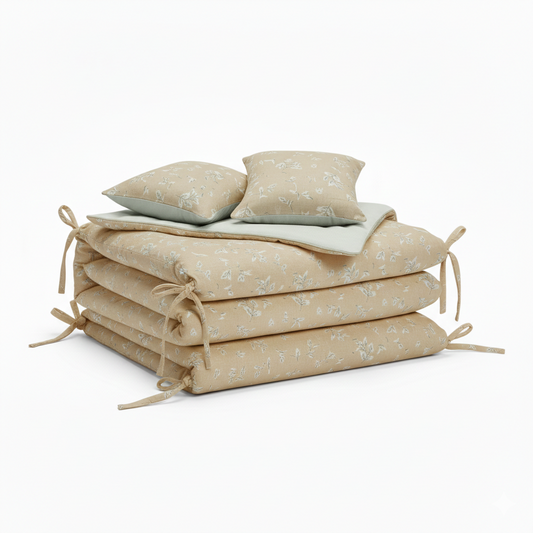 Meadowsoft Organic Crib Bedding Set