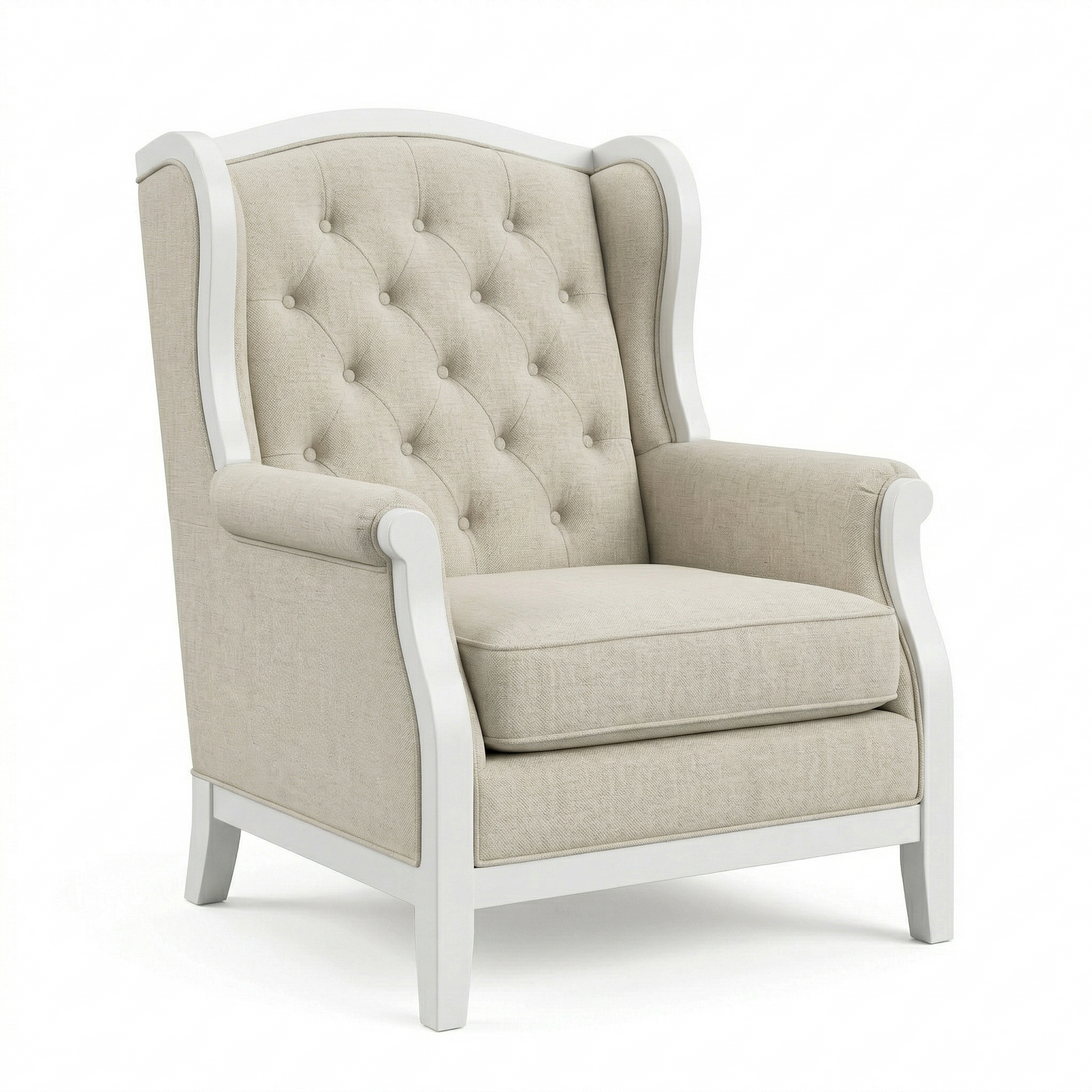 Harbor Luxe Wingback Nursery Chair