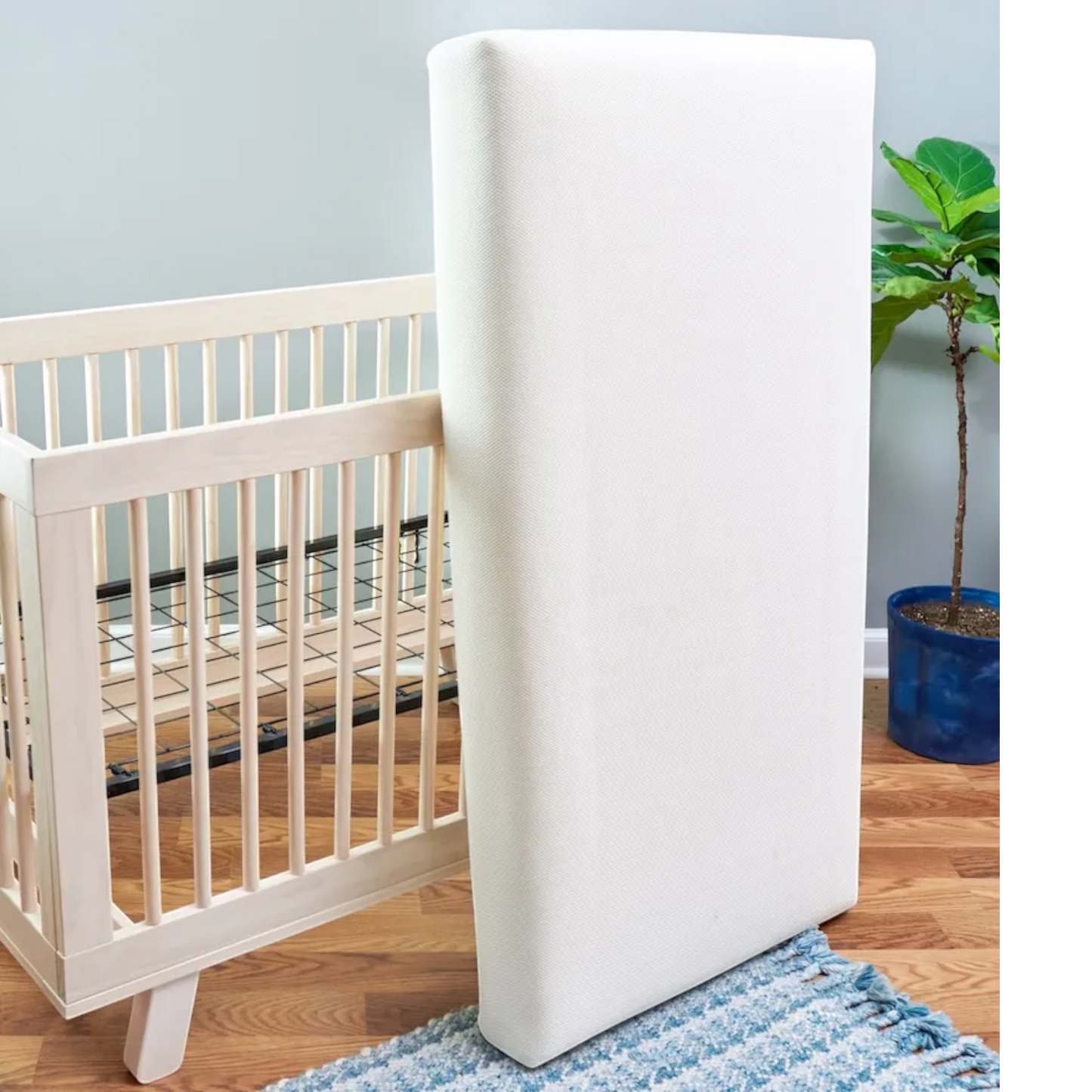 Naturepedic Breathable Organic 2-Stage Baby Crib Mattress (Innerspring)