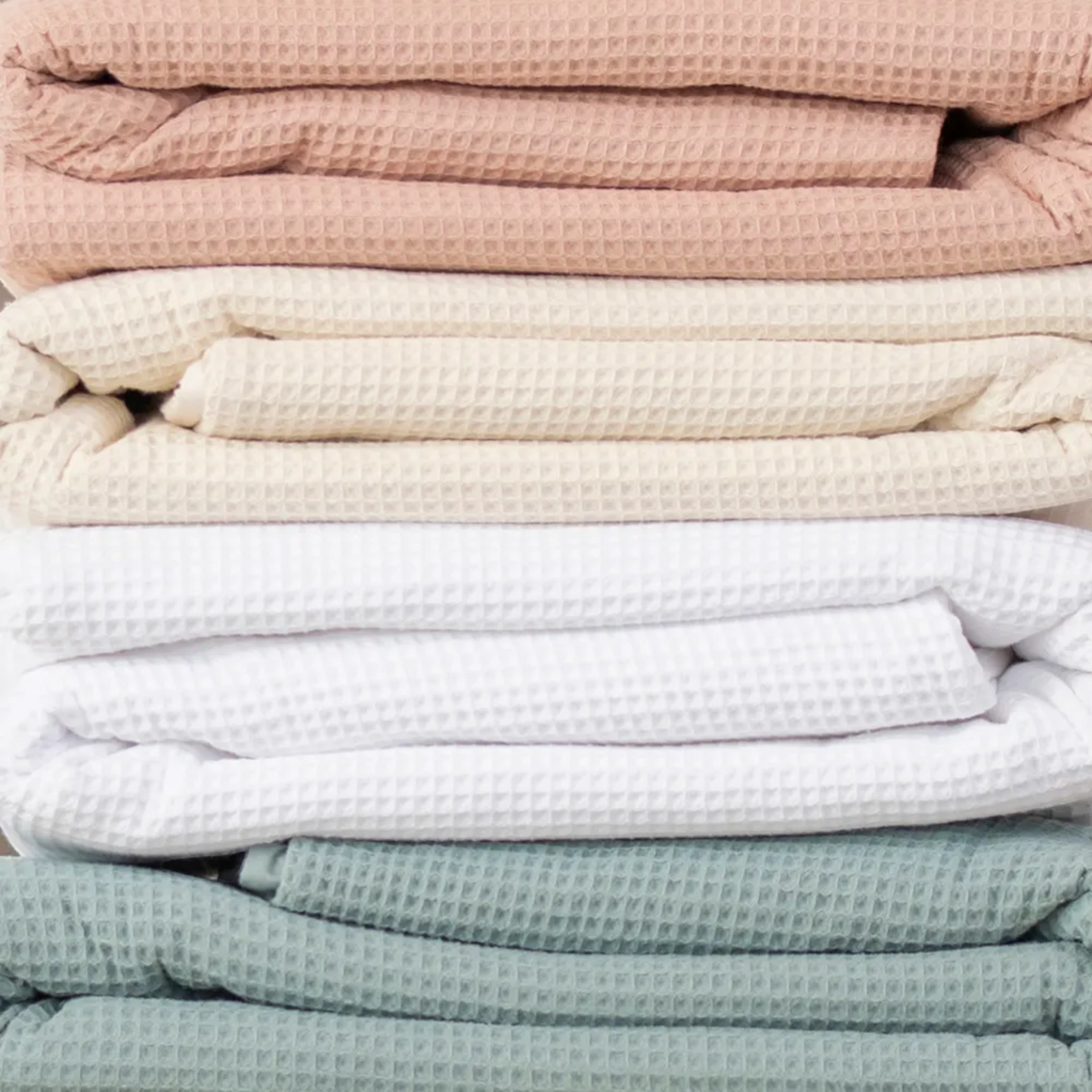 Organic Waffle Baby Blanket