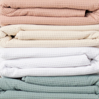 Organic Waffle Baby Blanket