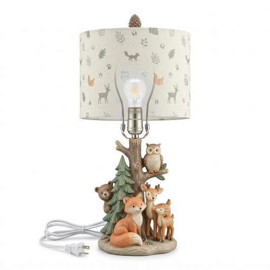 The Woodland Grove Friends Sculptural Lamp