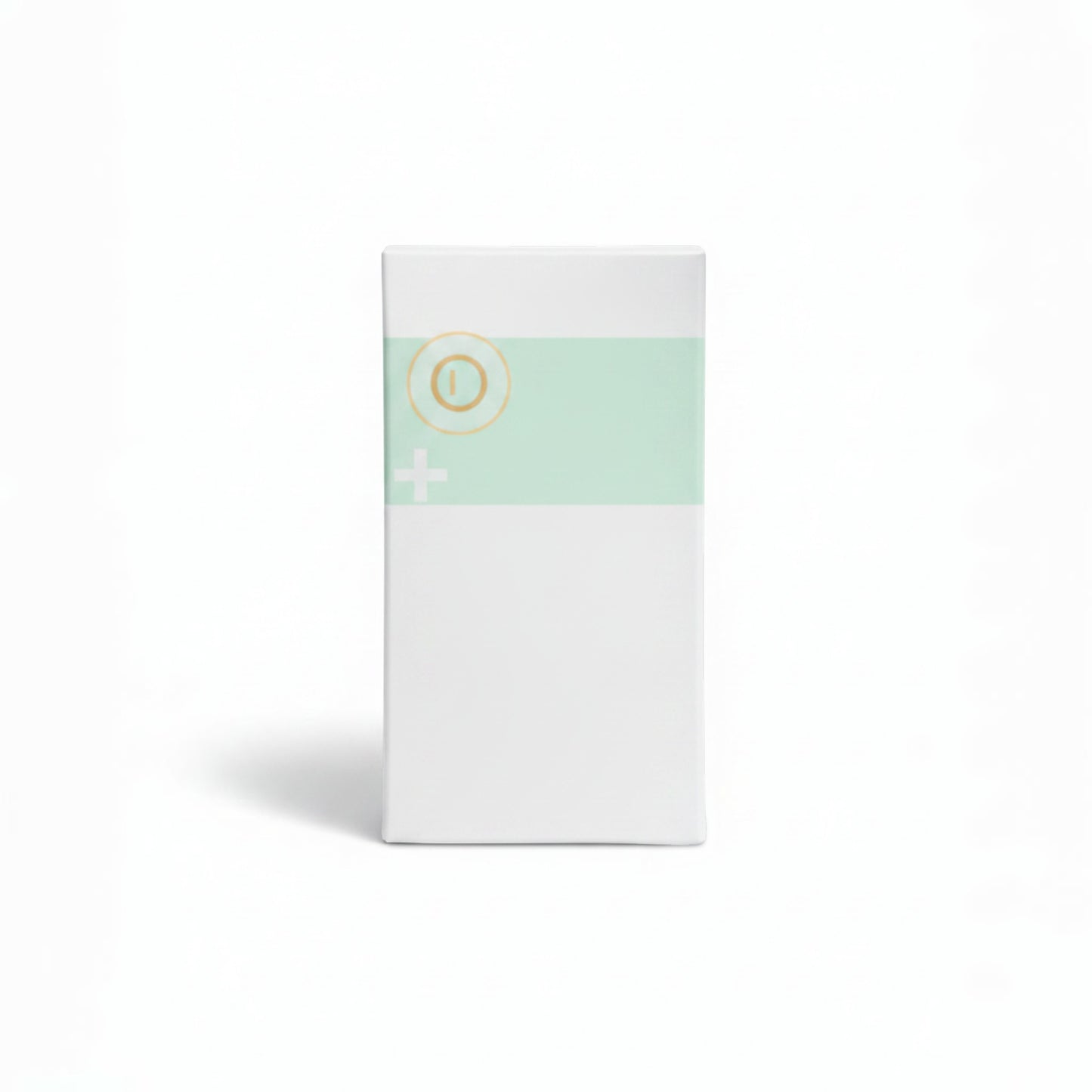 Modugreen Baby Lullaby Earth 2-stage crib mattress in white with a mint green infant-side indicator stripe.